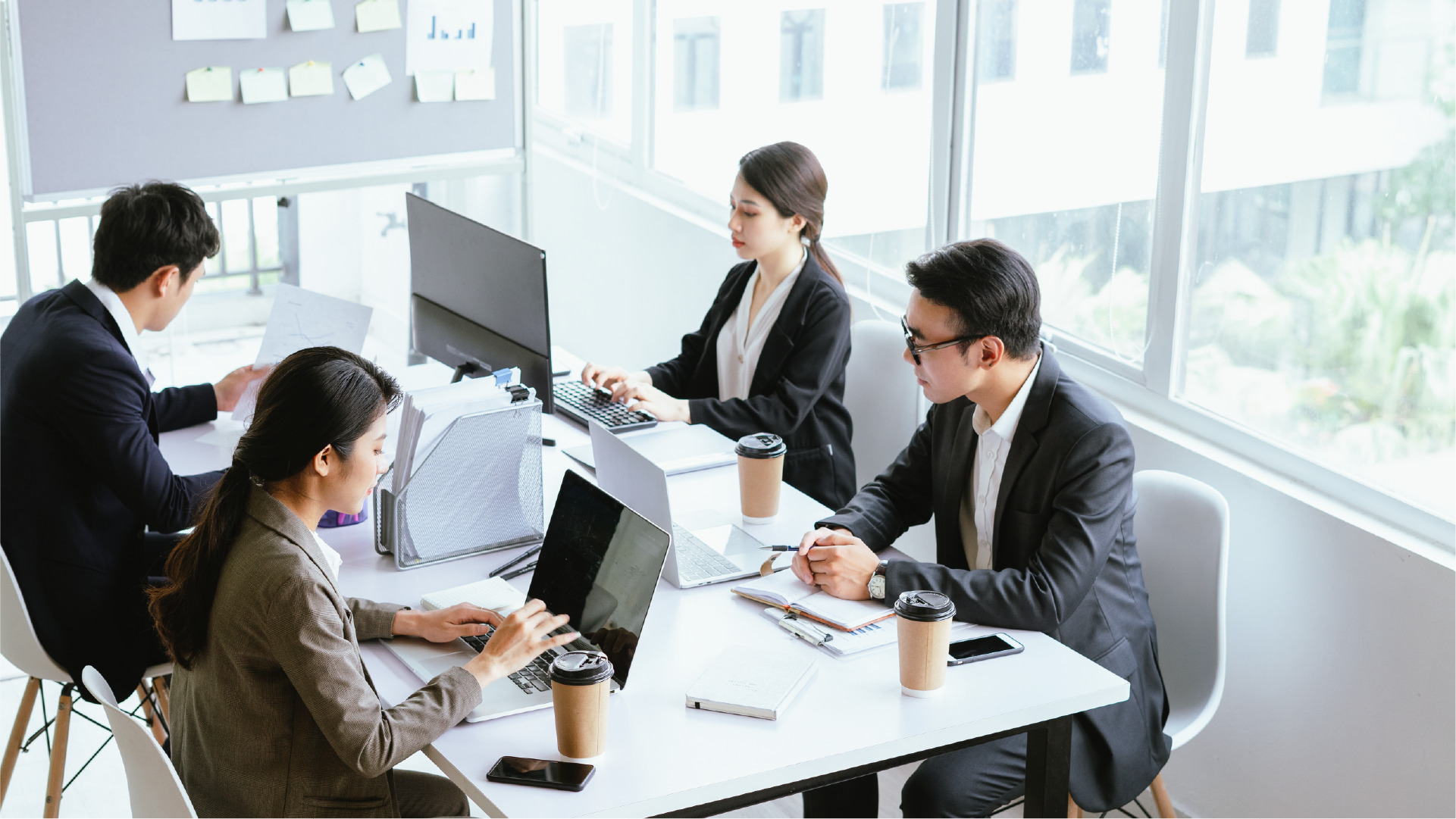 Construction site with cranes representing industrial ERP context
